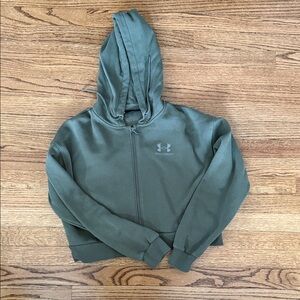 Under Armour women’s olive  Green Full-Zip Hoodie